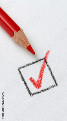 Checklist Ticked: A close-u...