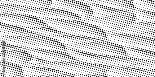 Obraz na plátne Dots halftone white and blue color pattern gradient grunge texture background
