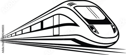 Fotografi Train Illustration Design
