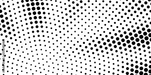 Bild auf Leinwand Dots halftone white and blue color pattern gradient grunge texture background