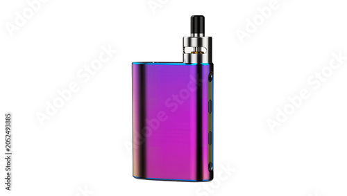 Fényképezés Metallic gradient vape mod with black mouthpiece
