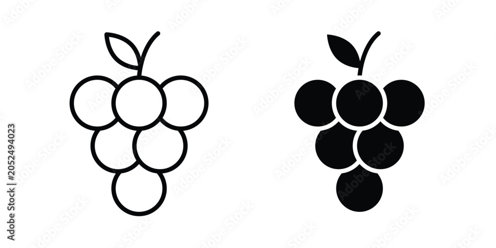 Fototapeta premium Grape icon