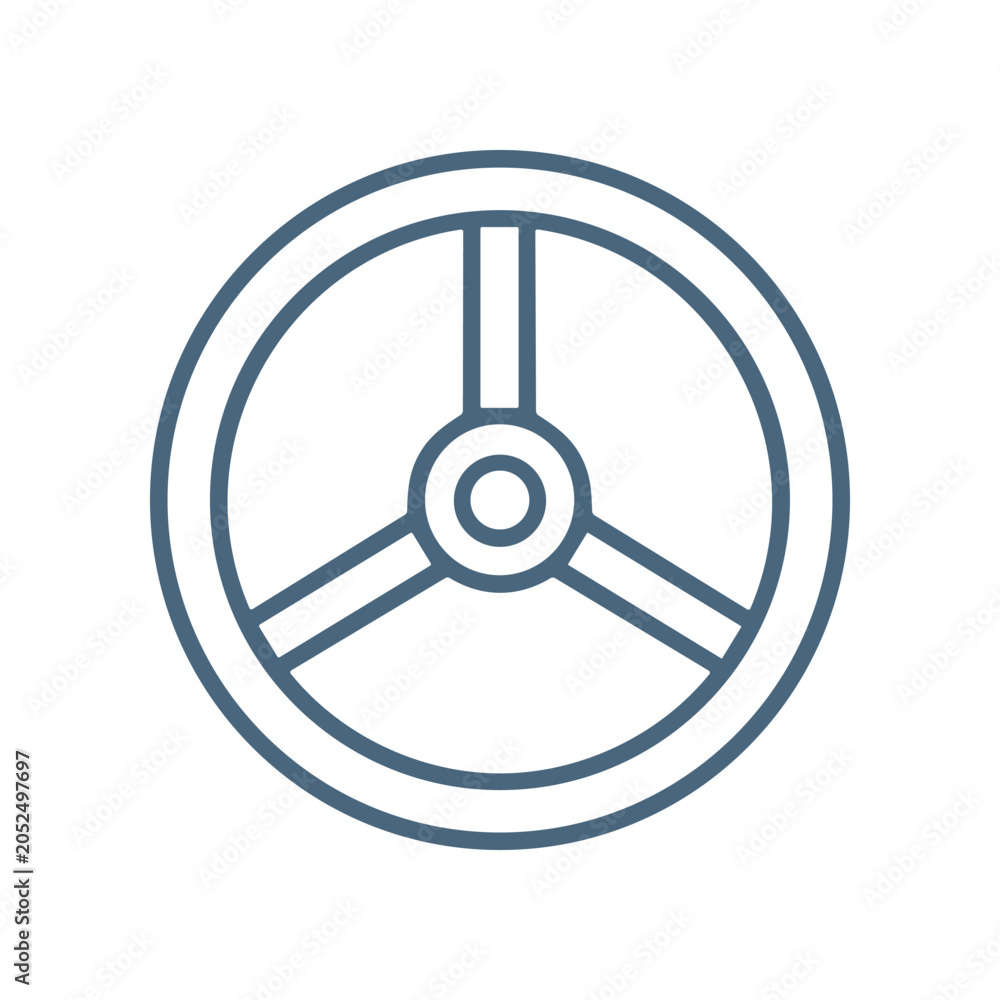 Obraz premium Steering wheel control device.