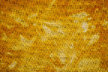 Macro view of tie dye fabric texture