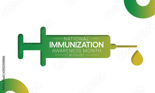 Foto National Immunization Awareness Month (NIAM) is an annual observance held every August to highlight the importance of vaccination for people of all