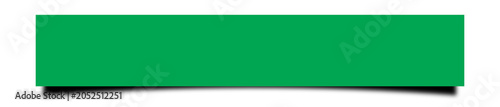 ratio 6;1. green background with shadow of rectangle isolated on transparent background