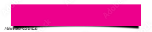 ratio 6;1. pink background with shadow of rectangle isolated on transparent background