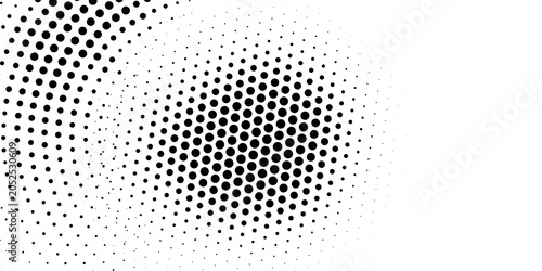 Abstract vector modern half dotted lines background with transparent png black rounded lines and Flowing energy particles wave of small particles