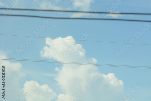 blue sky background