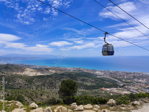 
roller coaster over the Costa del Sol