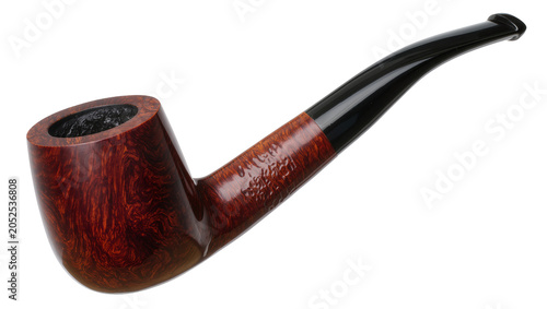 Slika na platnu Briar wood smoking pipe with black mouthpiece