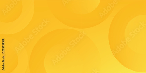 Quadro su tela Fluid yellow gradient shapes composition