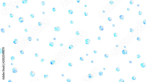 Fotografía water drops background 透明感のあるランダムなブルードット