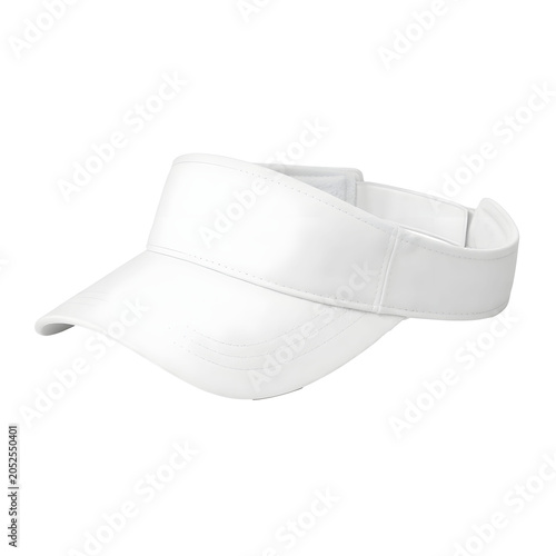 Tennis visor isolated on transparent background