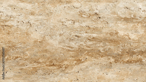Seamless Tileable Travertine Surface Texture Flat Layout