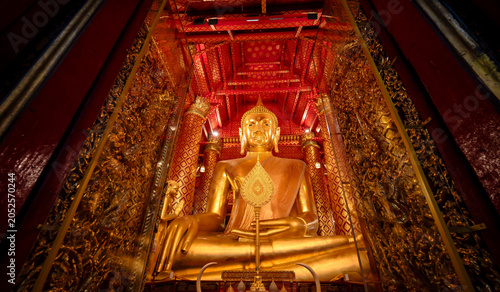 Majestic Seated Buddha at Wat Phanan Choeng
