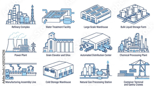 Various Types of Industrial Facilities