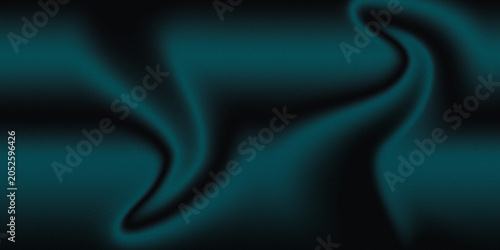 Teal gradient background with dark shadows and smooth curves
