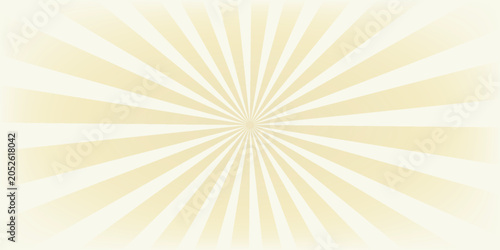 Fotografía Background with yellow gradient and concentrated lines interspersed with stars