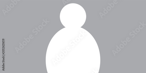 Generic Profile Avatar Silhouette on Gray Background Minimal User Icon for Placeholder and Anonymity