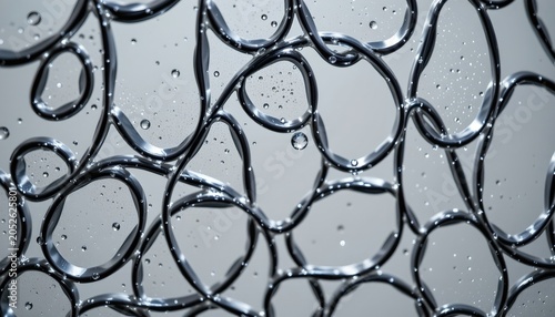 Textured Glass Surface with Water Droplets Soft Light