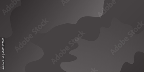 Schilderij op canvas Abstract black and grey wavy background