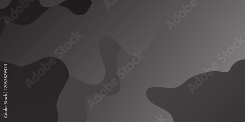 Vászonkép Abstract black and grey wavy background
