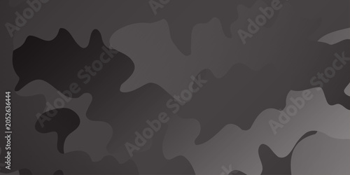 Fényképezés Abstract black and grey wavy background