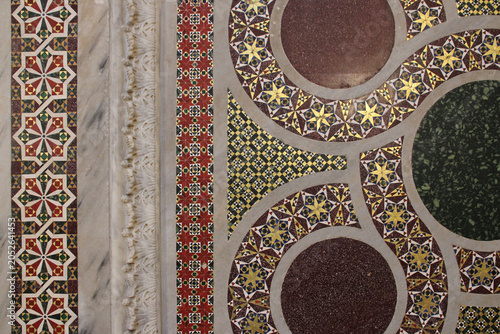 Schilderij op canvas palatine chapel in the norman palace in palermo in sicily in italy
