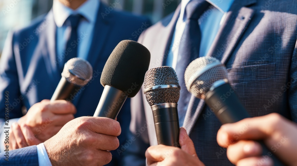 Obraz premium Build a positive corporate image with strategic public relations focused on media outreach, reputation management, transparent communication, and crisis response planning. 