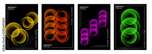 Foto Futuristic Poster Design Collection