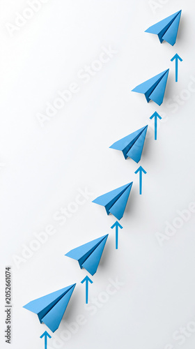 Paper Airplanes in Formatio...