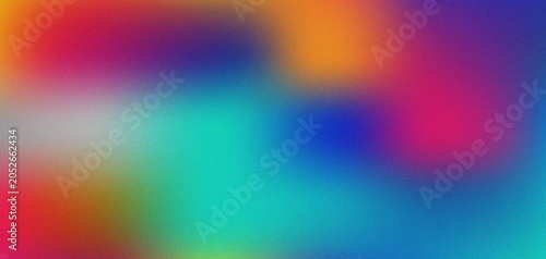 Bild auf Leinwand Abstract gradient blend with vibrant color transitions during soft diffusion for