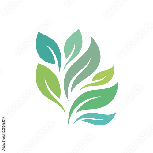 Vibrant and natural green leaf vector illustration symbolizing growth, organic vitality, and environmental freshness, perfect for nature-inspired designs and branding solutions for a healthy lifestyle
