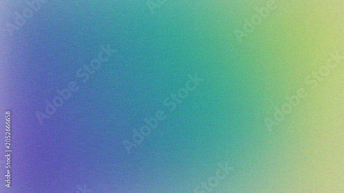 Abstract Multicolor Gradient Background with Purple Blue Green and Soft Yellow Grain Texture