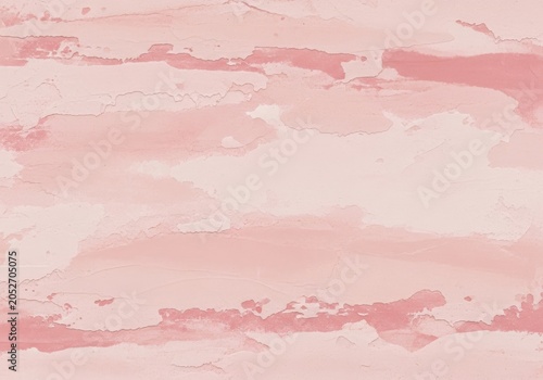 Light pink painted wall texture with peeling layers and distressed surface