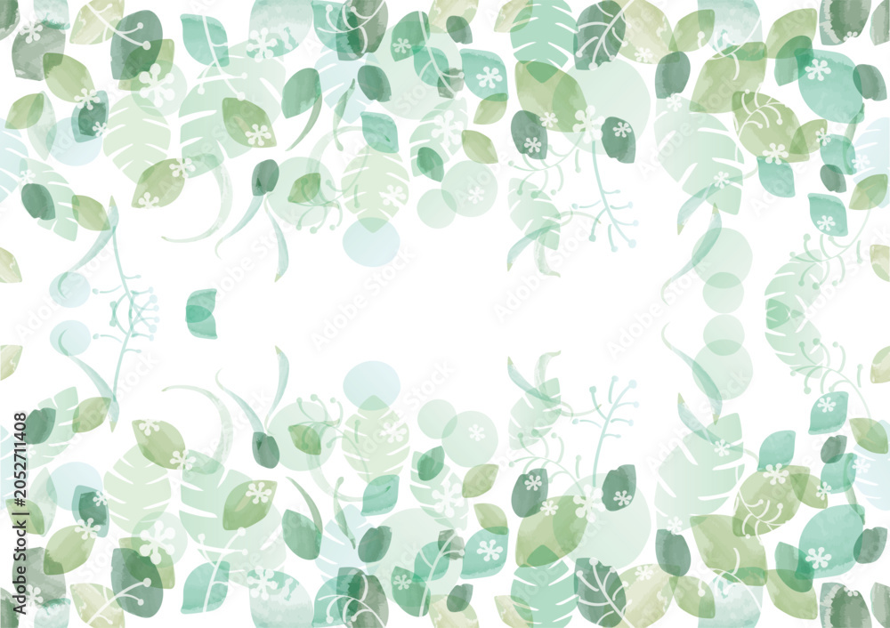 Obraz premium Spring_SUMMER-BACKGROUND-with place to write your own text-illustrations