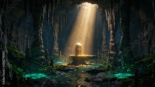 Ancient Cave Shivling Temple – Sacred Underground Abhishek