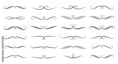 Photos Collection of Decorative Flourishes and Ornate Swirls.