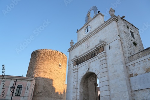 Canvastavla Bitonto town in Italy