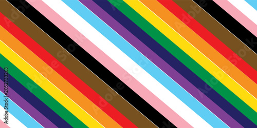 Pride Background with LGBTQ Pride Flag Colours. Rainbow Stripes Background in LGBT Gay Pride Wallpaper