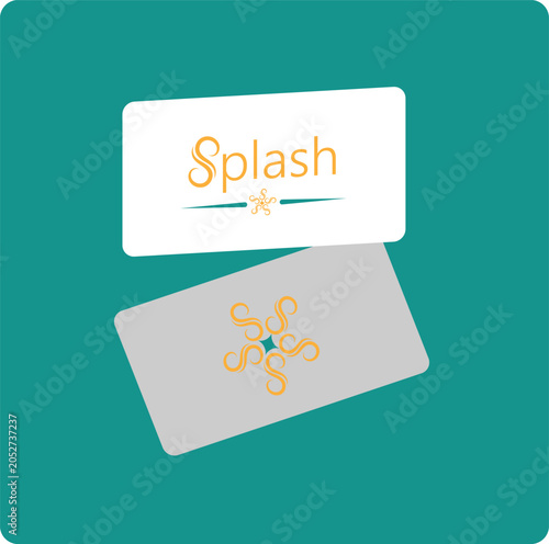 Modern Splash Logo Design For Beauty Spa.