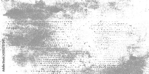 Bild auf Leinwand Grey distressed textured background with scattered dots and smudges grunge abstr