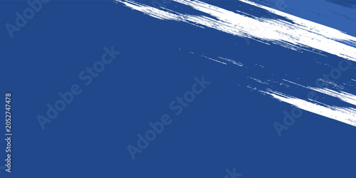 Schilderij op canvas Abstract Blue and White Grunge Background with Halftone Style