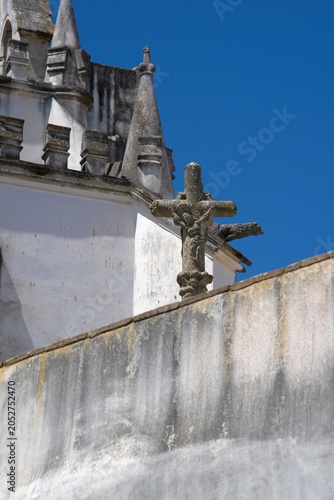 Quadro su tela moore castle fortress building with pointed towers