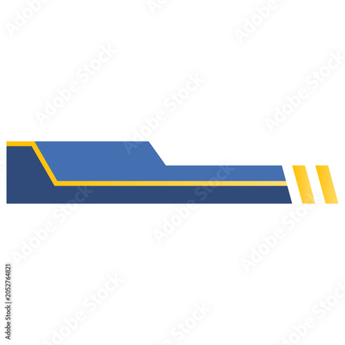 Modern Blue Lower Third Graphic