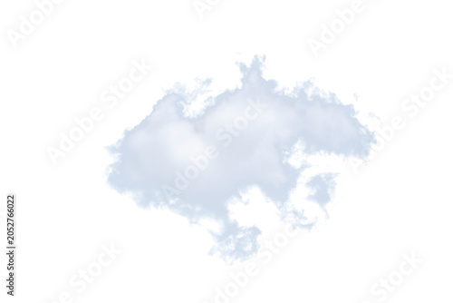 White Cloud PNG Transparent Background Element