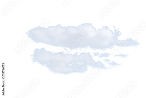 White Cloud PNG Transparent Background Element