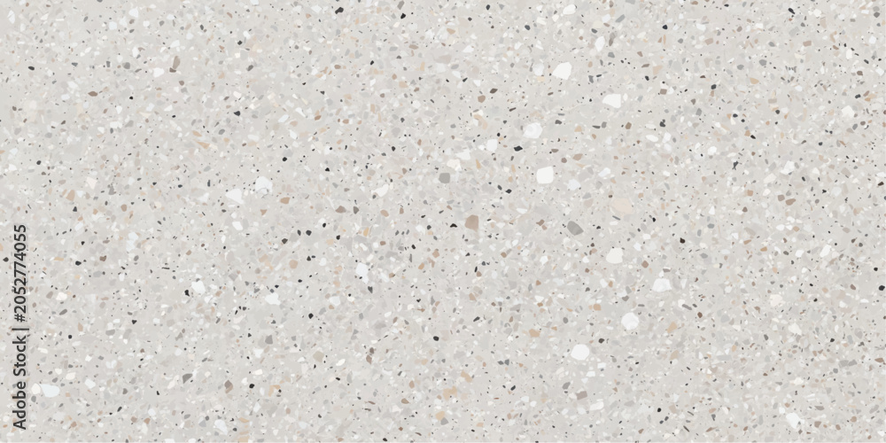 Fototapeta premium Light grey speckled terrazzo background texture with terrazzo background speckled material composite interior architectural abstract construction aggregate minimalist backdrop