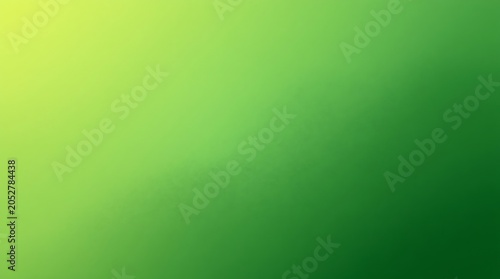 Quadro su tela Vibrant green gradient background with yellow and dark green hues blended smooth